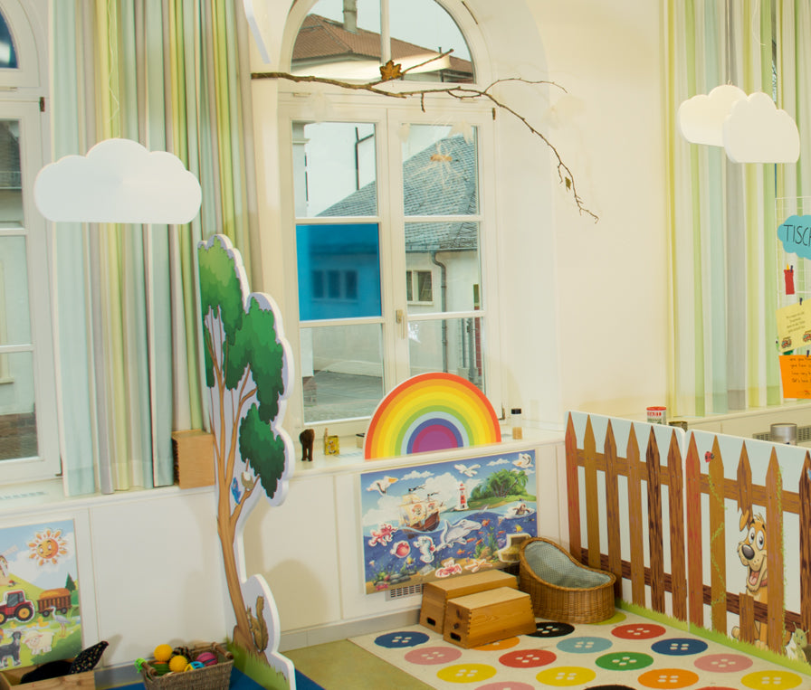 Mangeur de sons Lionheart - Motif nuage blanc, 120 x 60 cm, 25 mm d'épaisseur