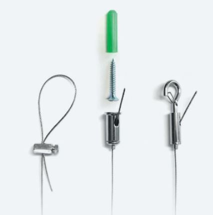 Montage au plafond insonorisé, suspension verticale