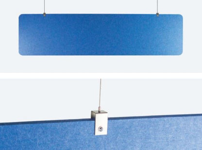 Montage au plafond insonorisé, suspension verticale