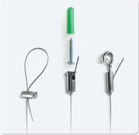 Soundproof ceiling mounting, horizontal suspension