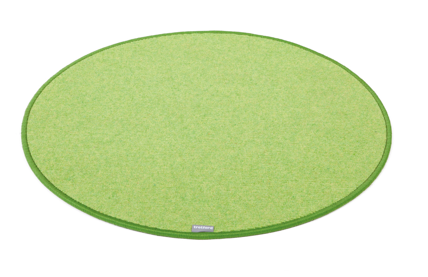 Tretford carpet, round, 1.01-2.00 m diameter, bound edges