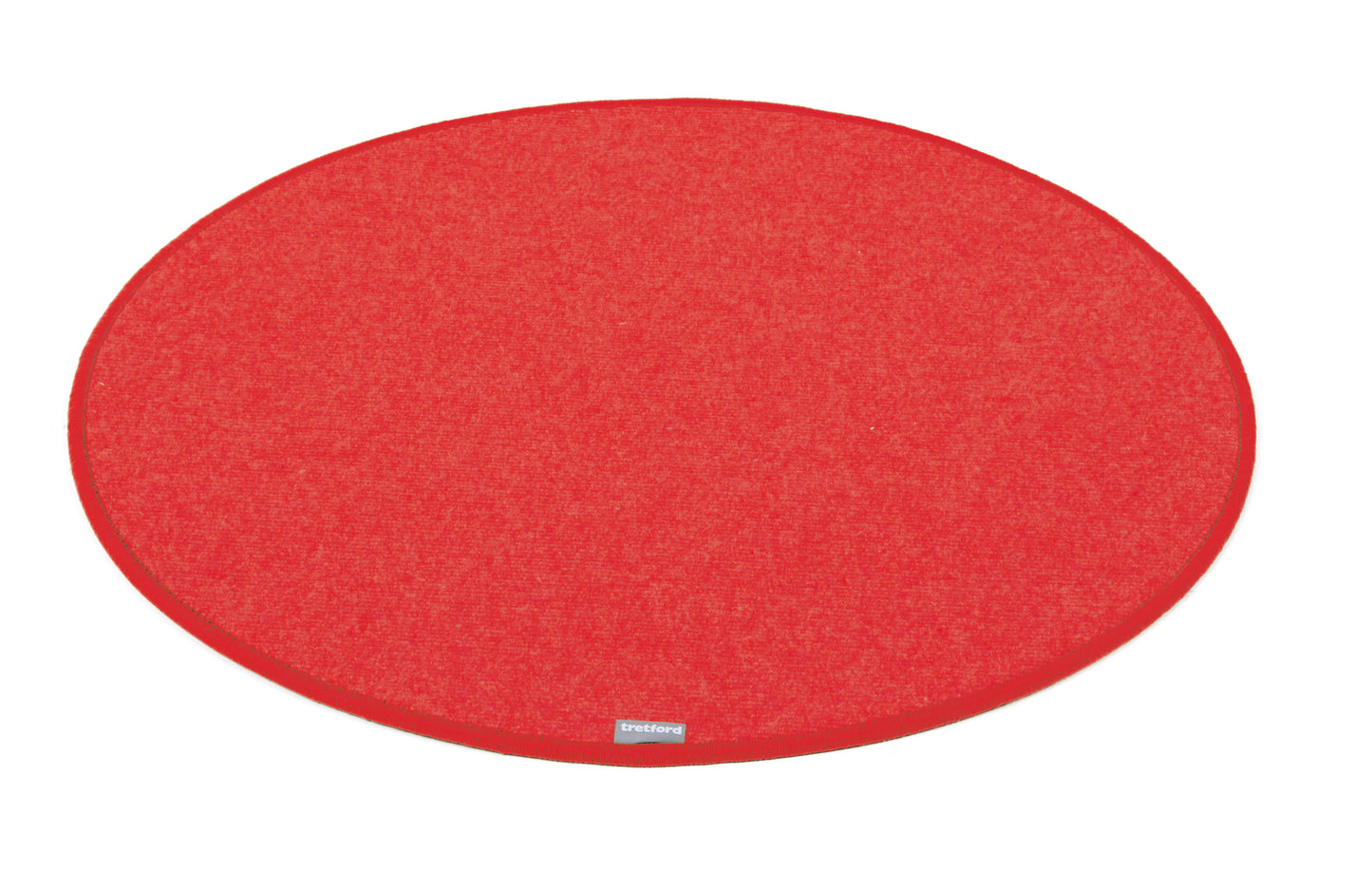Tretford carpet, round, 1.01-2.00 m diameter, bound edges