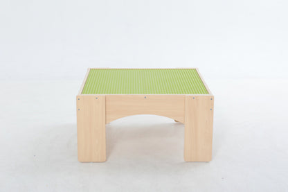 Bausteintisch mit Noppenplatte für Steckbausteine