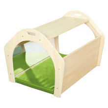 Kriechtunnel mit Spiegel und Matte