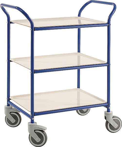 Servierwagen mit 3 Tabletts