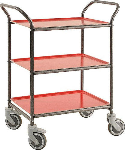 Servierwagen mit 3 Tabletts