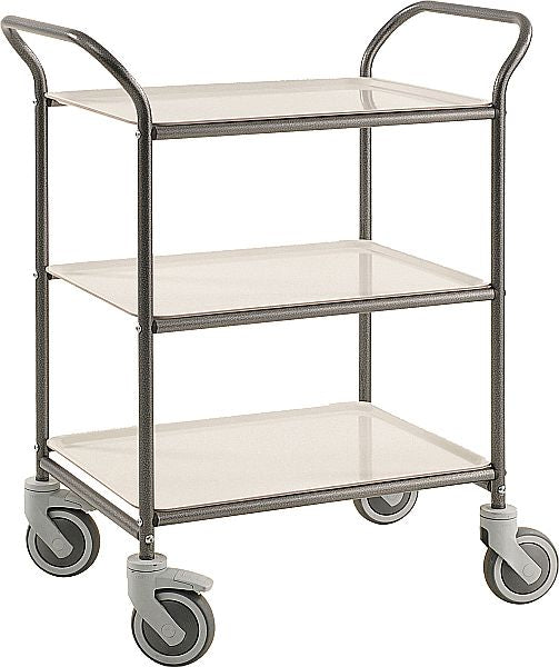 Servierwagen mit 3 Tabletts