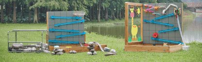 Transportwagen - abschließbarer Gitterwagen