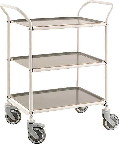 Servierwagen mit 3 Tabletts