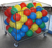 Gitterwagen rechteckig mit Deckel 82 x 62 cm, 62 cm mit Rollen