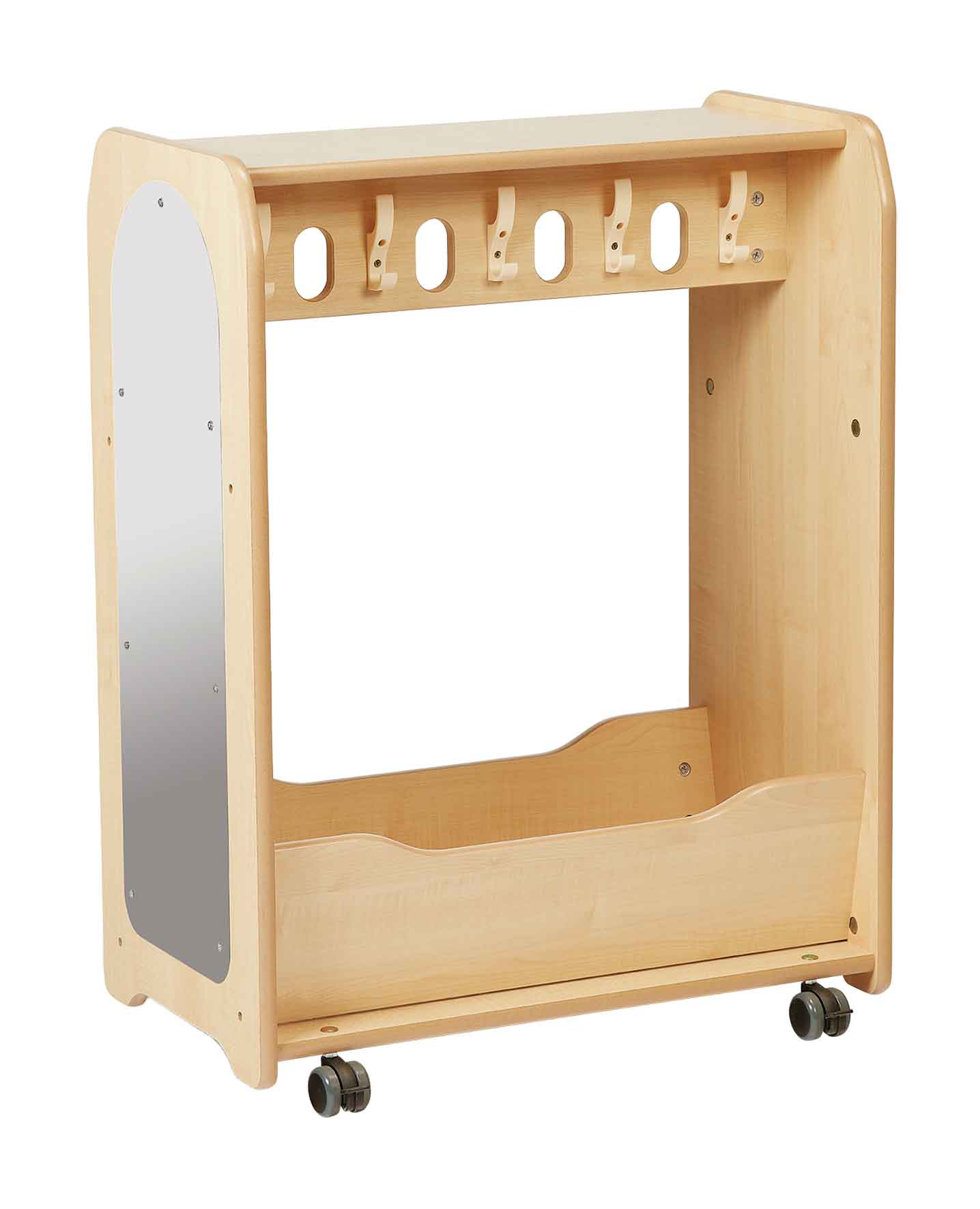 Kostümwagen mit Spiegel und Haken