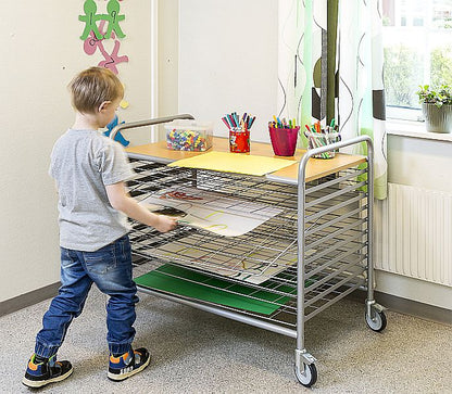 Bildertrockenwagen 25 Ablagen