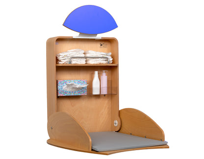 Wickelauflage zum Hängen in Ovalform