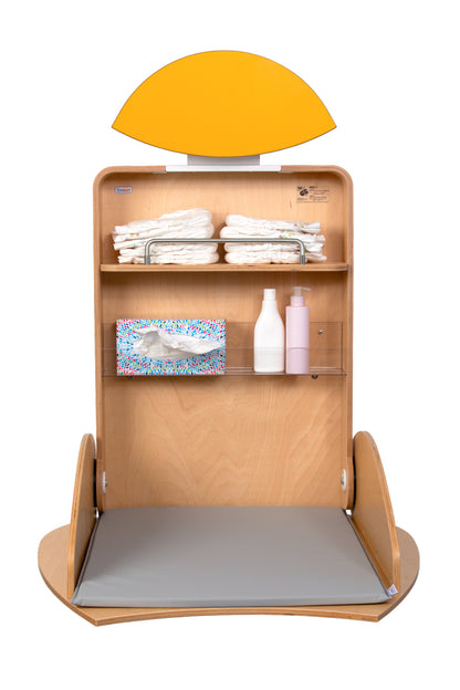 Wickelauflage zum Hängen in Ovalform