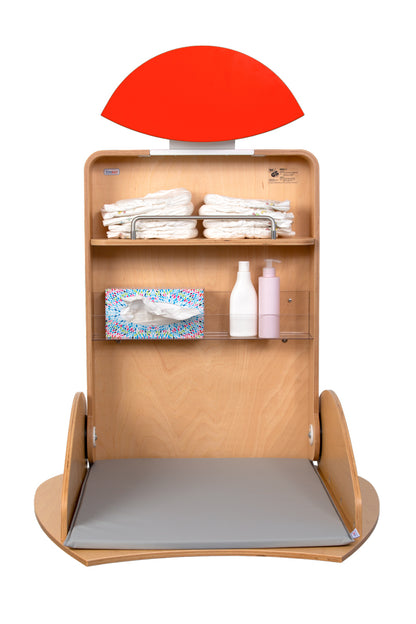 Wickelauflage zum Hängen in Ovalform