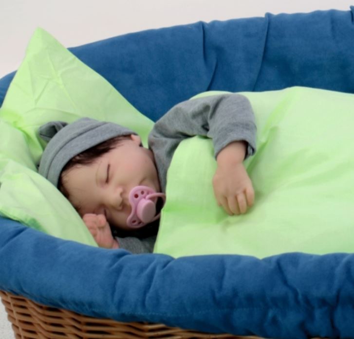 Bettwäsche unifarben limette in 2 Größen