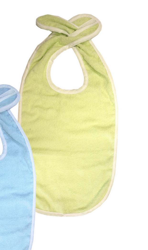 Bibs with holes, solid colors