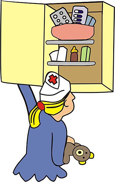 Sicherungselement Schranktür 3-tlg.