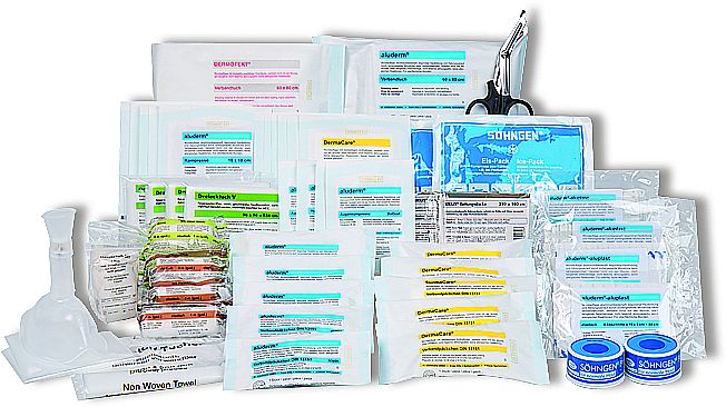 Erste Hilfe Koffer - FÜLLUNG nach DIN 13157