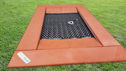 Spielplatz-Trampolin Rolli NEU, 300 x 175 cm