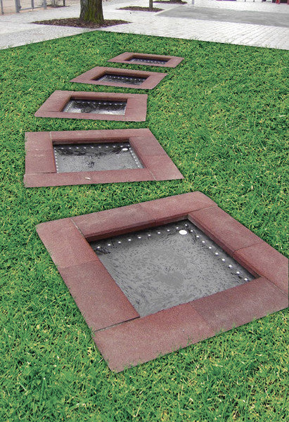 Spielplatz-Trampolin Piccolo zum Einbau, 150 x 150 cm