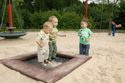 Spielplatz-Trampolin Piccolo zum Einbau, 150 x 150 cm