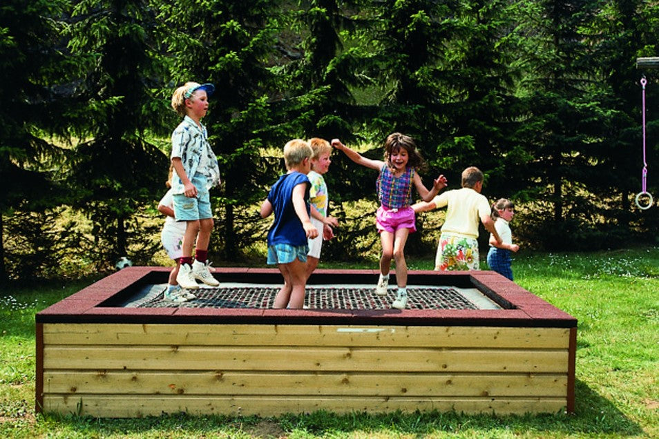 Spielplatz-Trampolin 2000 zum Aufstellen, 300 x 225 cm