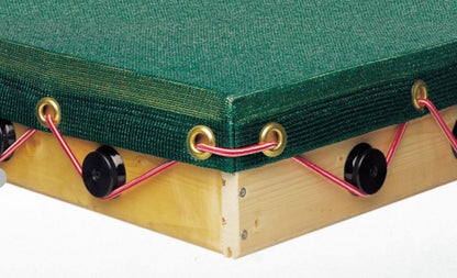 Rubber edging for sandbox cover