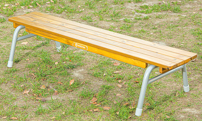 Outdoor Bank 150 cm klappbar aus Holz und Aluminium