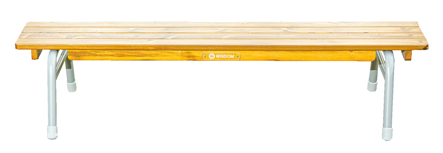 Outdoor Bank 150 cm klappbar aus Holz und Aluminium