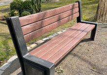 Bank Hyde Park  mit Lehne 165 cm Recyclingkunststoff