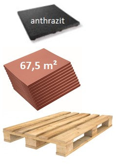 Tapis de protection antichute (usage privé uniquement) 40 x 40 x 3 cm, sur palette