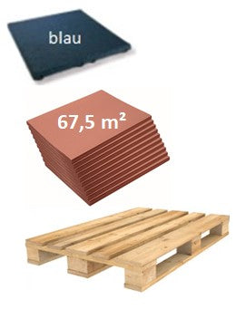 Tapis de protection antichute (usage privé uniquement) 40 x 40 x 3 cm, sur palette