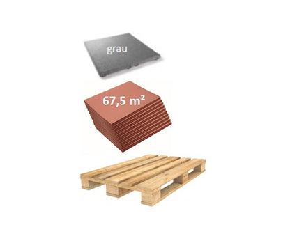 Tapis de protection antichute (usage privé uniquement) 40 x 40 x 3 cm, sur palette