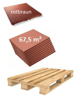 Tapis de protection antichute (usage privé uniquement) 40 x 40 x 3 cm, sur palette