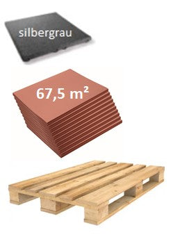 Tapis de protection antichute (usage privé uniquement) 40 x 40 x 3 cm, sur palette