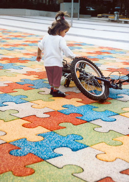 Fallschutzplatte Terrasoft Ecke Modul 5