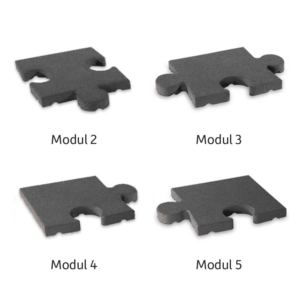 Fallschutzplatte Terrasoft Puzzle Seitenteil Modul  3