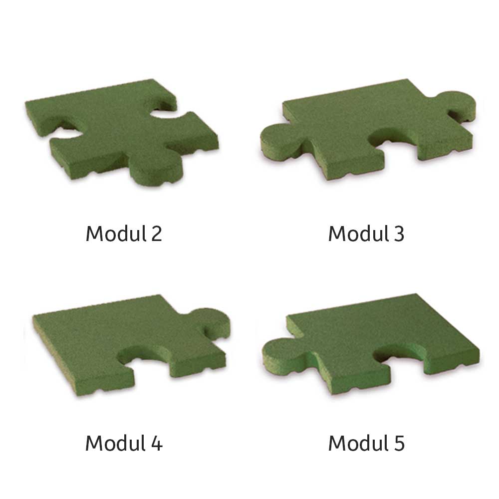 Fallschutzplatte Terrasoft Ecke Modul 5