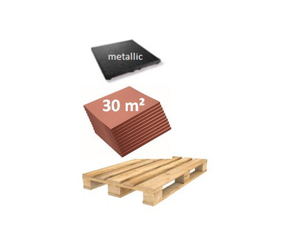 Fallschutzplatte 50x50x3 cm, Palette