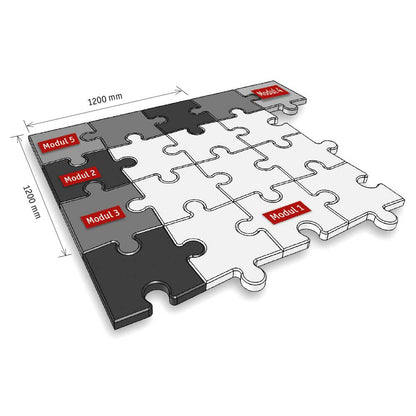 Fallschutzplatte Terrasoft Puzzle Seitenteil Modul 2