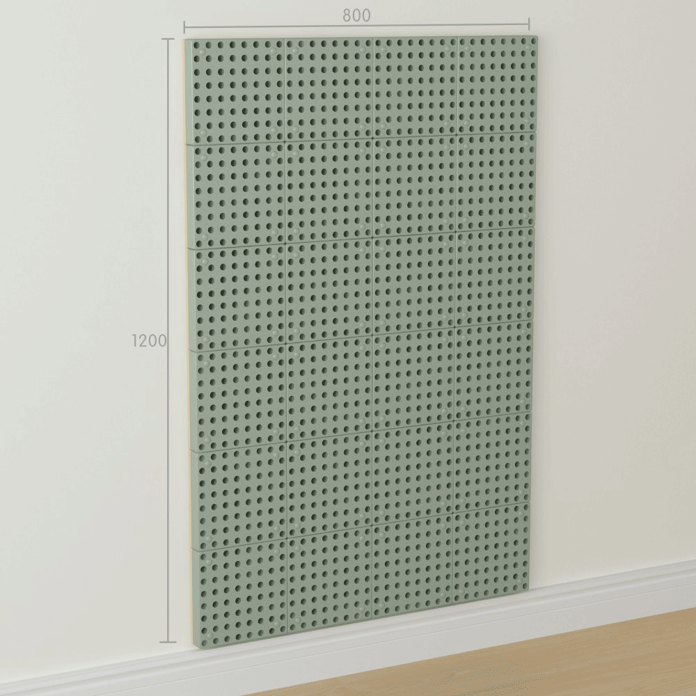 Wandspielplatte Outdoor  120 x 80 x 5 cm aus wetterfestem HDPE-Kunststoff