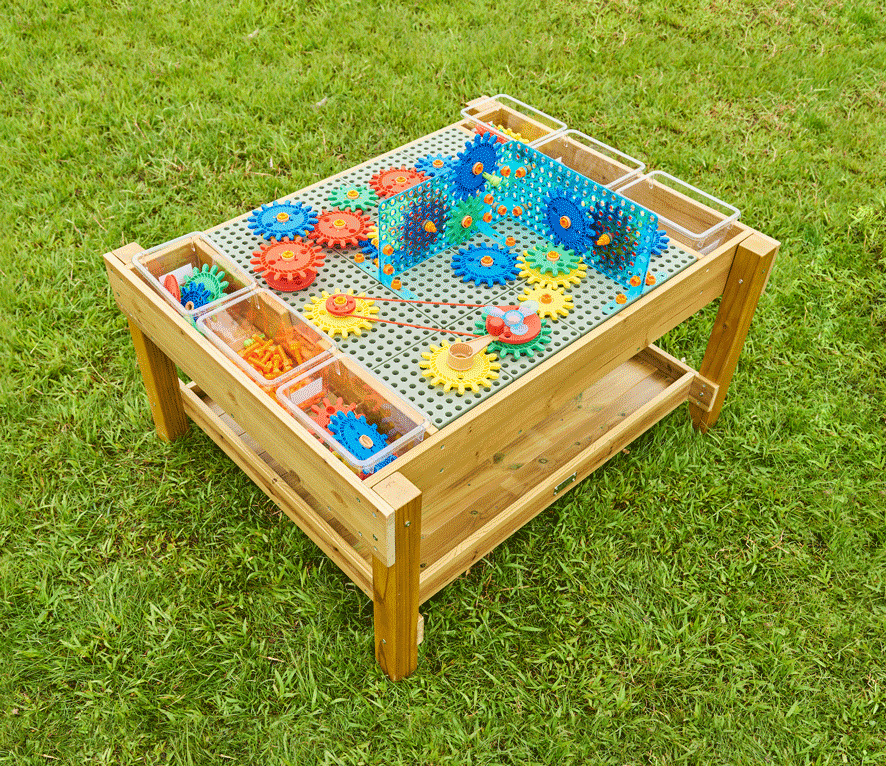 Druckimprägnierte Spieltisch mit Außenspielplatte