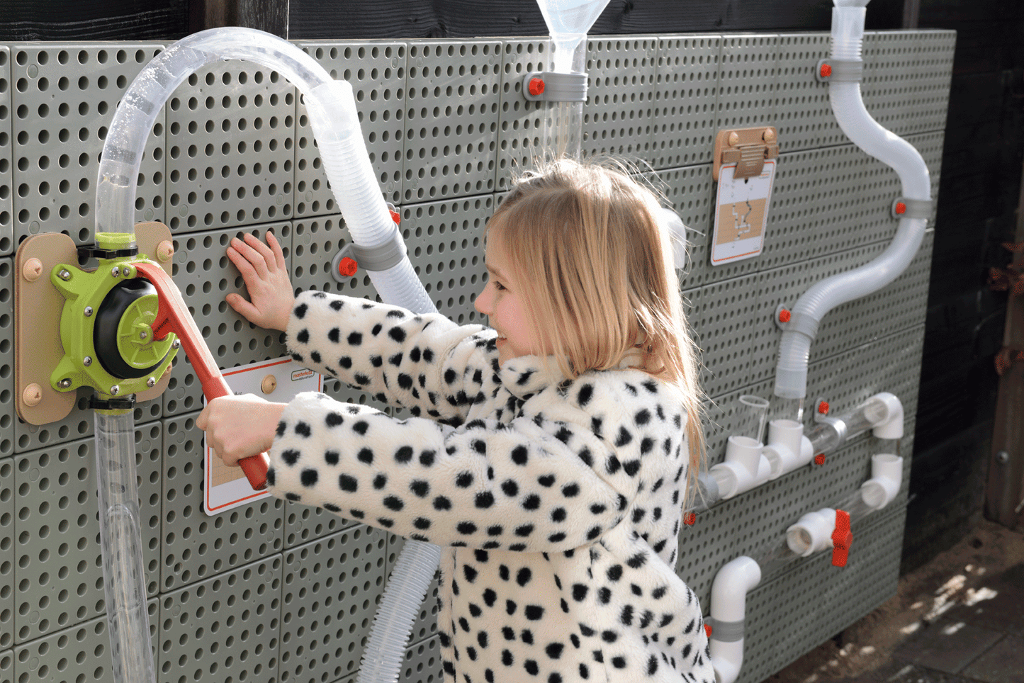 Wasserpumpe Zubehör für Wandspielplatte Outdoor (STEM-Wall)