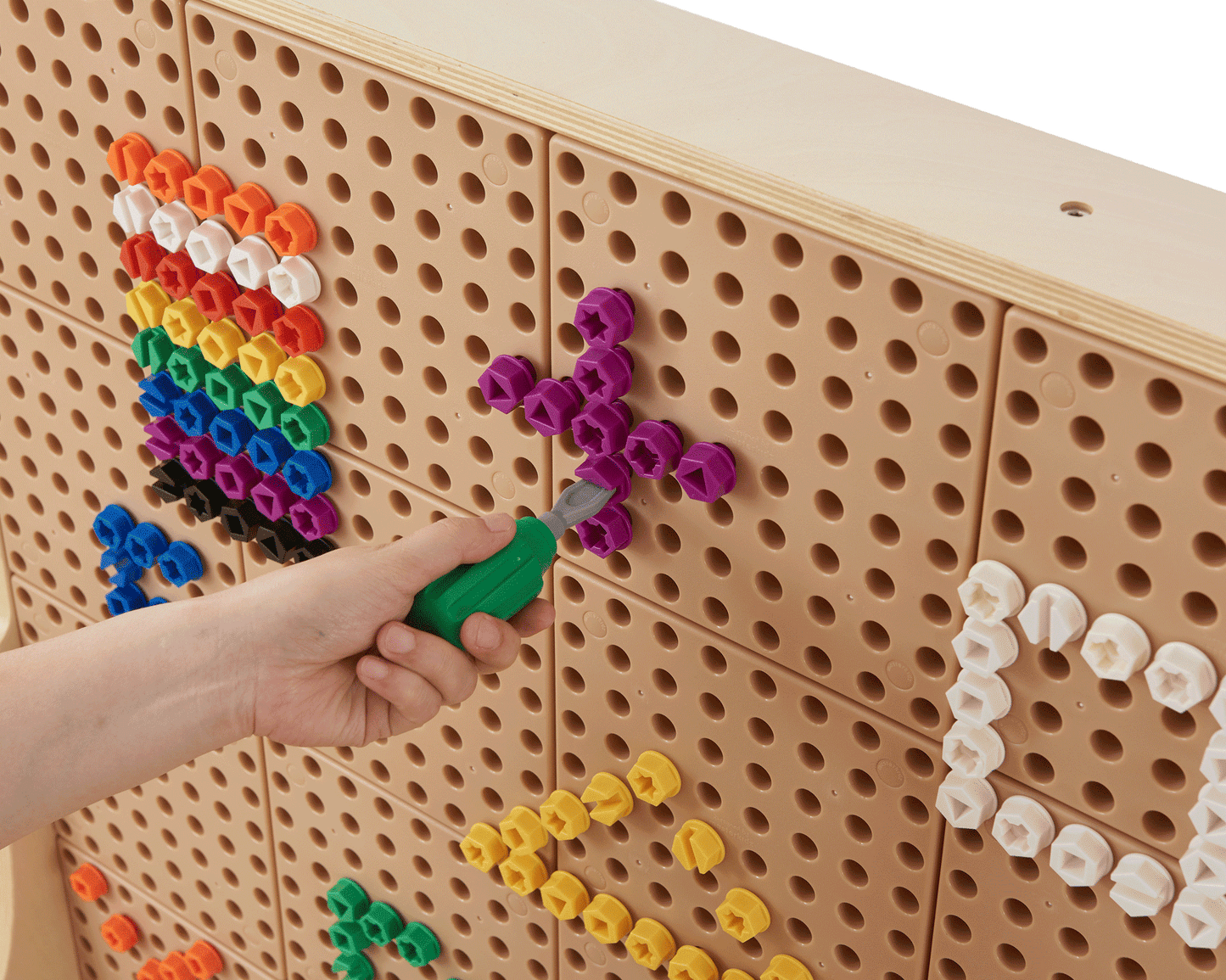 Schrauben-Set 512tlg. Zubehör für Wandspielplatte Outdoor (STEM-Wall)