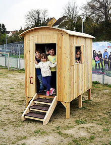 Bodenanker für Bauwagen