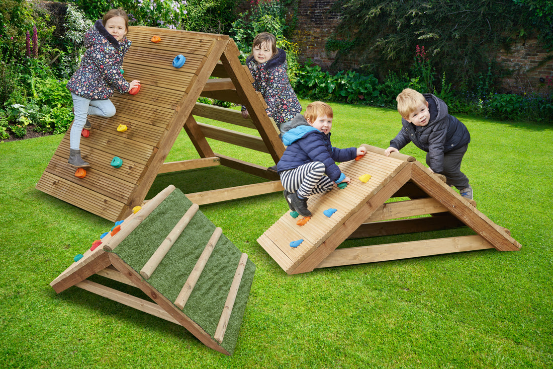 Trio de rampes d'escalade