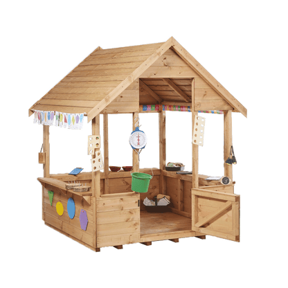 2 Spielhäuser aus Holz zum Spielen, Dekorieren, Verschönern