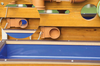 Outdoor table, water play equipment, mobile