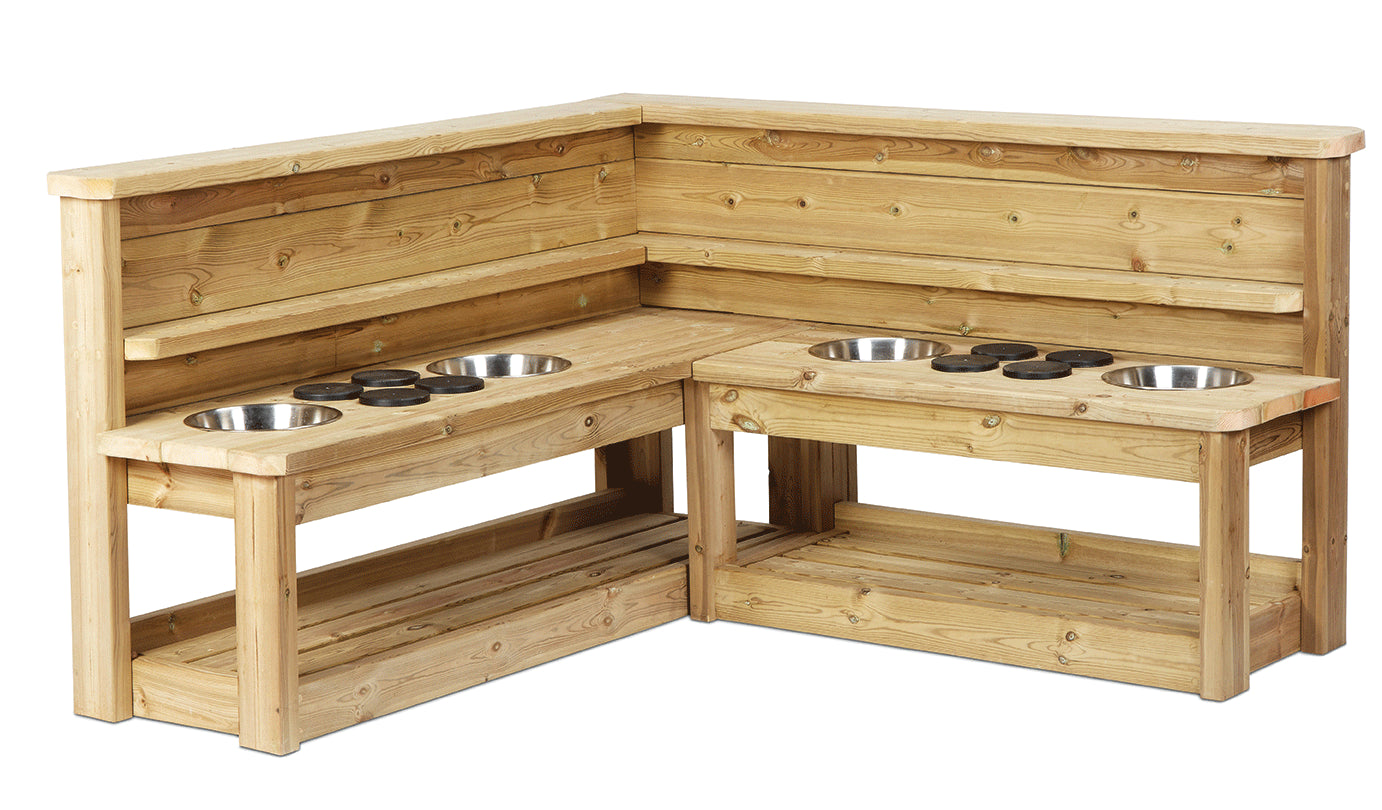 Outdoor Küche Eckküche 150 cm, Arbeitshöhe 49 cm